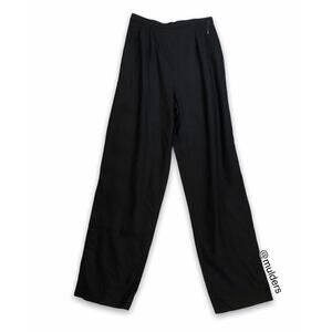 NWT Vintage Deadstock Solid Black High Rise Pants Size 10